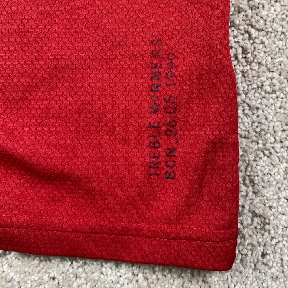 Adidas Manchester United 2019 2020 Home Jersey Red Treble Winners B10751 Small‎